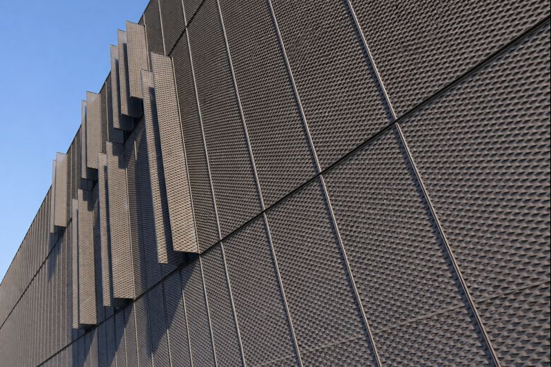 Sterkmetaal gevelbekleding bronze panelen