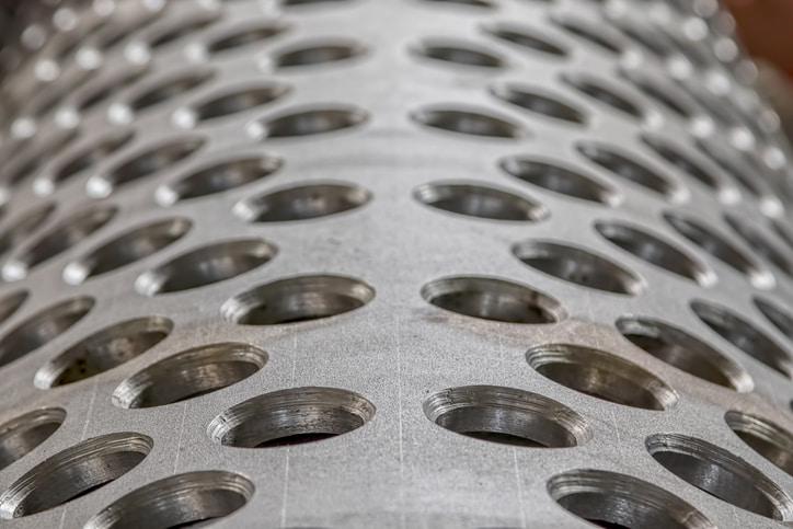Geperforeerde metalen plaat met maatwerk perforaties